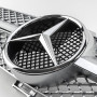 Решетка радиатора Mercedes CLS W219 (2004-2008) в стиле AMG (Silver Chrome)