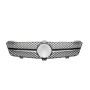 Решетка радиатора Mercedes CLS-Class W219 (2008-2010) в стиле AMG (Black Chrome)