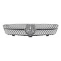 Решетка радиатора Mercedes CLS-Class W219 (2008-2010) в стиле AMG (Black Chrome)