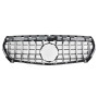 Решетка радиатора Mercedes CLA-klass W117 в стиле GT PANAMERICANA Black Chrome