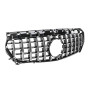 Решетка радиатора Mercedes CLA-klass W117 в стиле GT PANAMERICANA Black Chrome