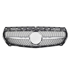 Решітка радіатора Mercedes CLA Class W117 стиль Diamond срібло хром Решітка радіатора Mercedes CLA Class W117 стиль Diamond срібло хром