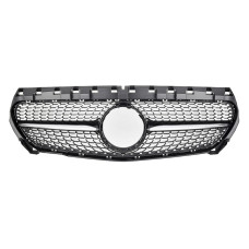 Решітка радіатора Mercedes CLA Class W117 стиль Diamond чорний хром Решітка радіатора Mercedes CLA Class W117 стиль Diamond чорний хром