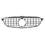 Решетка радиатора Mercedes C-klass W205 в стиле GT Black Chrome под камеру