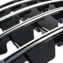 Решетка радиатора Mercedes C-klass W205 в стиле GT Black Chrome
