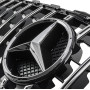Решетка радиатора Mercedes C-klass W205 в стиле GT Black Chrome