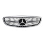 Решітка радіатора для Mercedes C-Class W205 (2014-2018) у стилі Diamond (Silver Chrome)