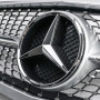 Решітка радіатора для Mercedes C-Class W205 (2014-2018) у стилі Diamond (Silver Chrome)