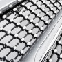 Решетка радиатора для Mercedes C-Class W205 (2014-2018) в стиле Diamond (Silver Chrome)
