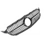 Решетка радиатора Mercedes C-klass W205 в стиле DIAMOND Black Chrome
