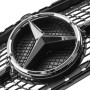 Решетка радиатора Mercedes C-klass W205 в стиле DIAMOND Black Chrome