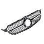 Решетка радиатора Mercedes C-klass W205 в стиле DIAMOND Black Chrome