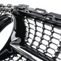 Решетка радиатора Mercedes C-klass W205 в стиле DIAMOND Black Chrome