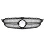 Решетка радиатора Mercedes C-klass W205 в стиле DIAMOND Black Chrome