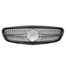 Решітка радіатора для Mercedes C-Class W205 (2014-2018) у стилі Diamond (Black Chrome) Решітка радіатора для Mercedes C-Class W205 (2014-2018) у стилі Diamond (Black Chrome)