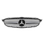 Решетка радиатора Mercedes C-klass W205 в стиле Avantgarde Black Matte Chrome