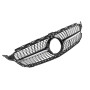 Решетка радиатора Mercedes C-klass W205 в стиле Avantgarde Black Matte Chrome