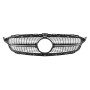 Решетка радиатора Mercedes C-klass W205 в стиле Avantgarde Black Matte Chrome