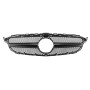 Решетка радиатора для Mercedes C-Class W205 (2014-2018) в стиле Avantgarde AMG C63 (Black Matte)