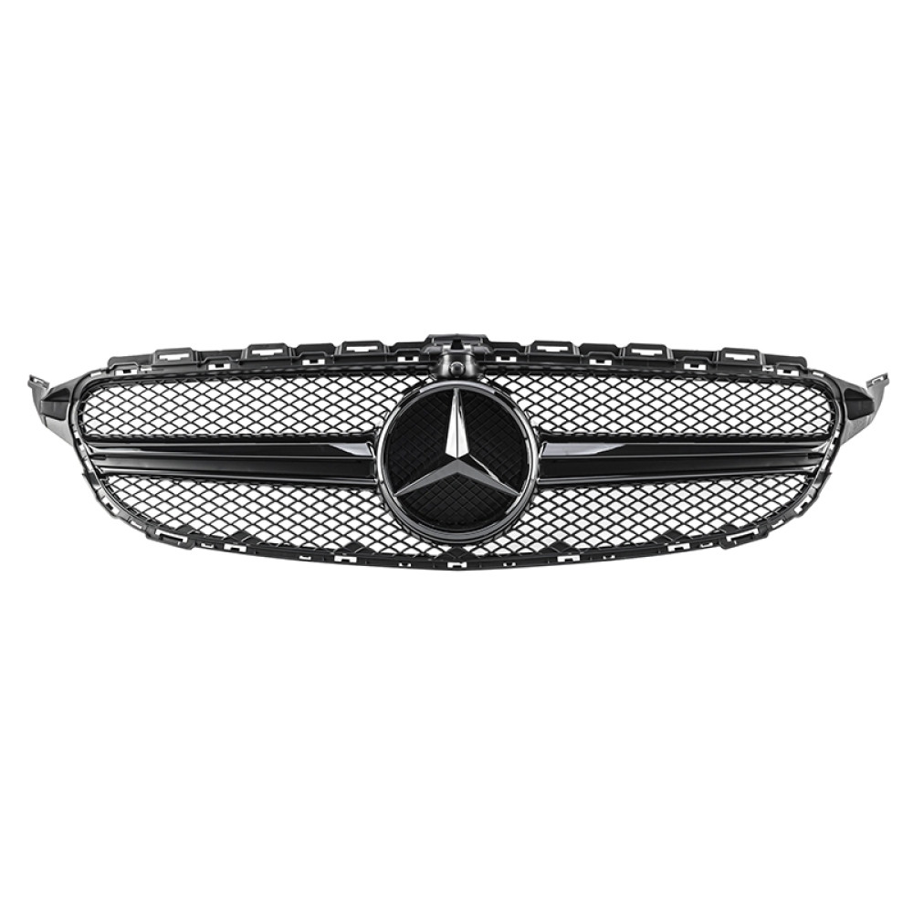 Решетка радиатора Mercedes C-klass W205 в стиле Avantgarde Black