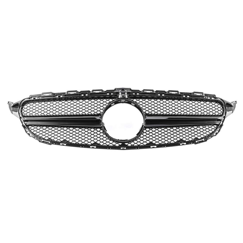 Решетка радиатора Mercedes C-klass W205 в стиле Avantgarde Black