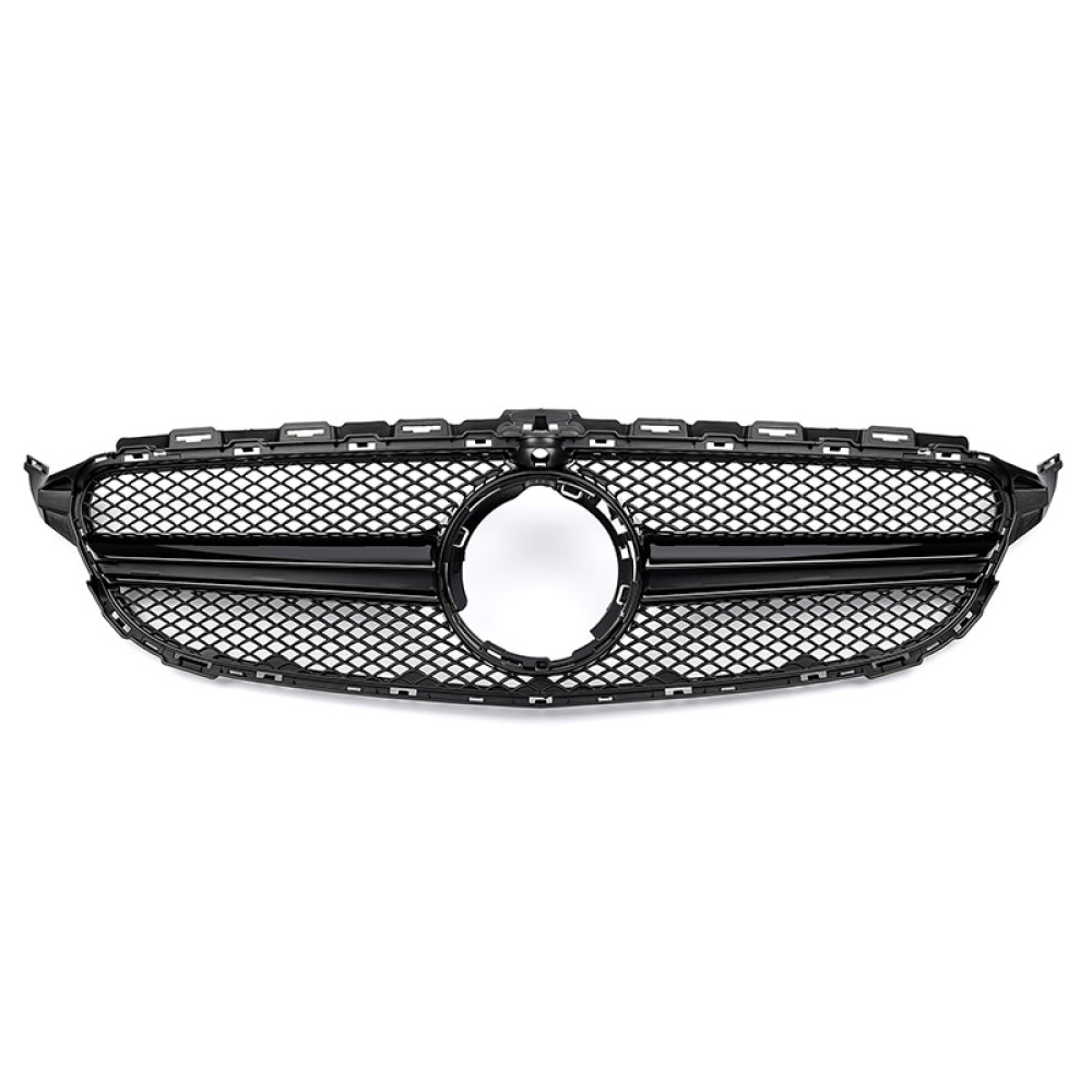 Решетка радиатора Mercedes C-klass W205 в стиле Avantgarde Black