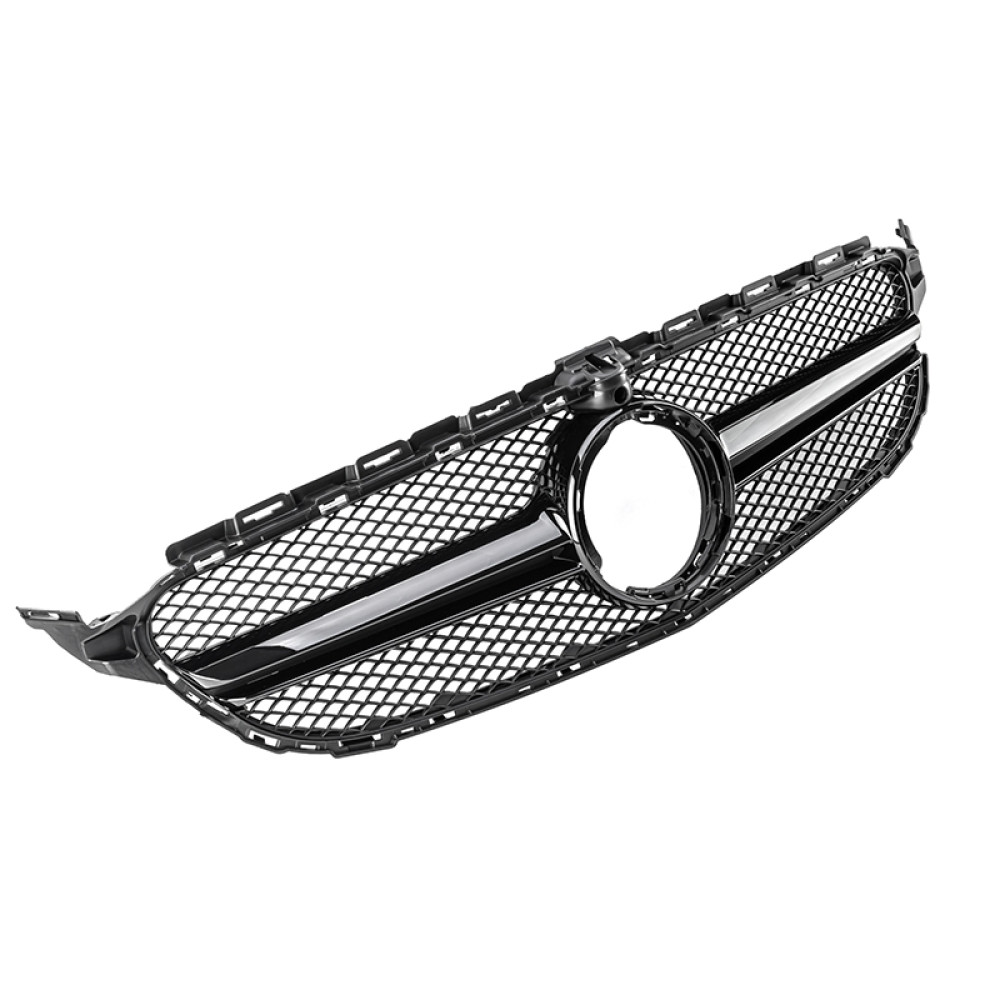 Решетка радиатора Mercedes C-klass W205 в стиле Avantgarde Black
