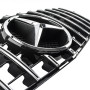 Решетка радиатора Mercedes C-Class W204 (2007-2014) в стиле Panamericana (Gloss Black/Chrome)