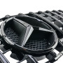 Решетка радиатора Mercedes C-Class W204 (2007-2014) в стиле Panamericana (Gloss Black)