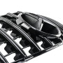 Решетка радиатора Mercedes C-Class W204 (2007-2014) в стиле Panamericana (Gloss Black)