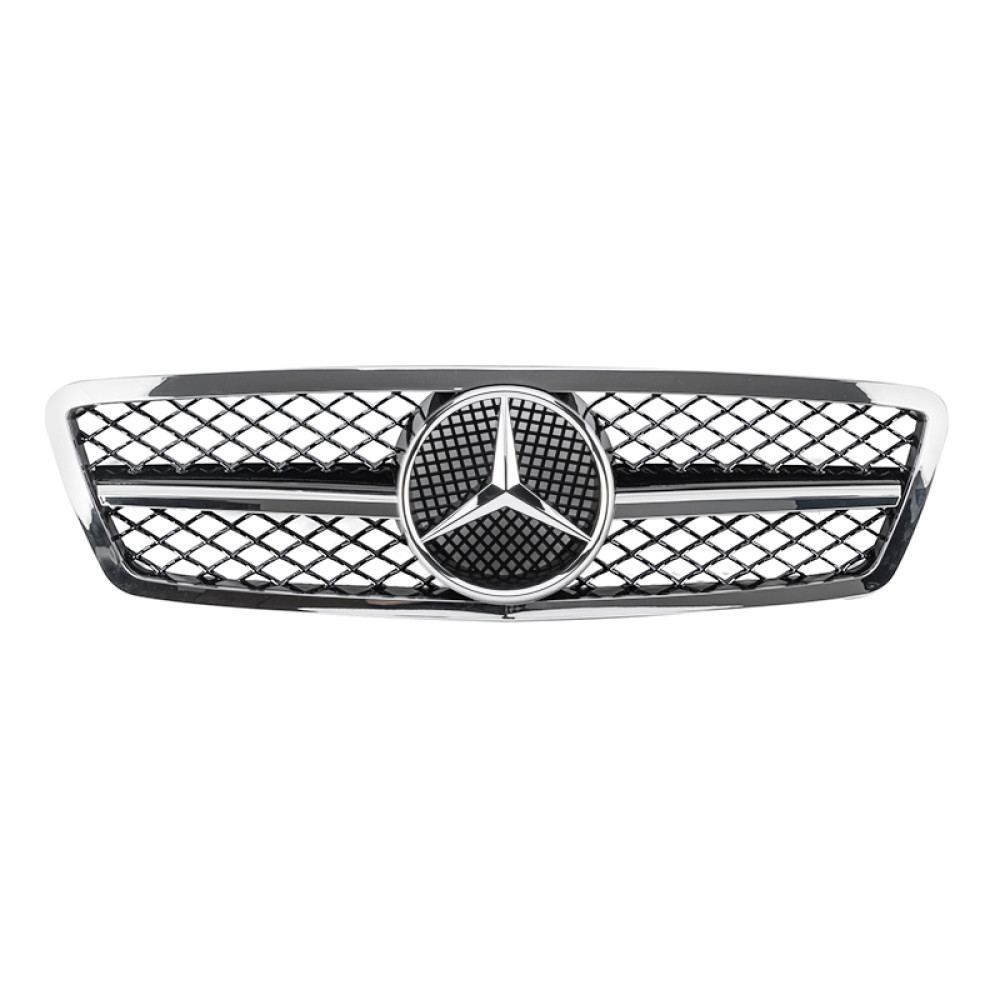 Решетка радиатора Mercedes C-klass W204 в стиле AMG Gloss Black