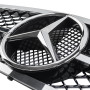 Решетка радиатора Mercedes C-klass W204 в стиле AMG Gloss Black