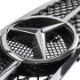 Решетка радиатора Mercedes C-klass W204 в стиле AMG Gloss Black