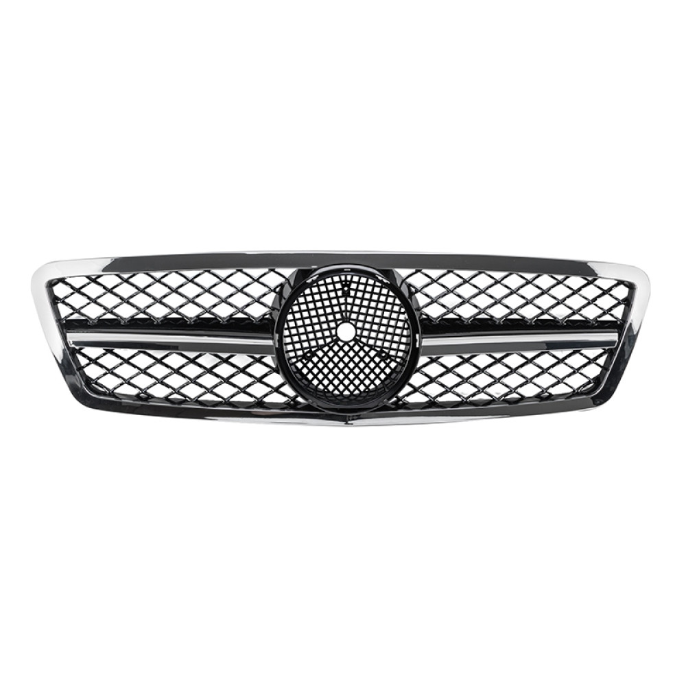 Решетка радиатора Mercedes C-klass W204 в стиле AMG Gloss Black