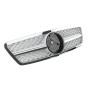 Решетка радиатора Mercedes C-Class W203 (2000-2007) в стиле AMG (Silver Chrome)