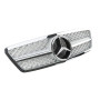 Решетка радиатора Mercedes C-Class W203 (2000-2007) в стиле AMG (Silver Chrome)