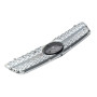 Решетка радиатора Mercedes C-Class W203 (2000-2007) в стиле AMG (Silver Chrome)