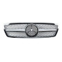 Решетка радиатора Mercedes C-Class W203 (2000-2007) в стиле AMG (Silver Chrome)