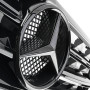 Решетка радиатора Mercedes C-Class W203 (2000-2007) в стиле AMG (Gloss Black)