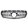 Решетка радиатора Mercedes A-Class W176 (2012-2015) в стиле GT PANAMERICANA (Black Chrome)