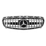 Решетка радиатора Mercedes A-Class W176 (2012-2015) в стиле GT PANAMERICANA (Black Chrome)