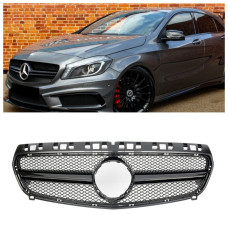Решітка радіатора Mercedes A-Class W176 (2012-2015) у стилі AMG (Black) Решітка радіатора Mercedes A-Class W176 (2012-2015) у стилі AMG (Black)