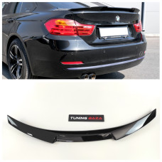 Спойлер крышки багажника BMW 4 F36 M4 Style (Черный глянец)