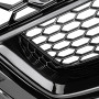 Решітка радіатора Audi Q7 4M (2015-2019) в стилі RS (чорний глянець)