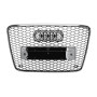 Решетка радиатора Audi Q7 4L (2005-2015) в стиле RS с хром рамкой