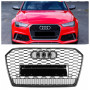 Решітка радіатора Audi A6 C7 (2011-2014) в стилі RS6 Quattro