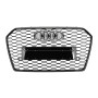 Решетка радиатора Audi A6 C7 стиль RS (Gloss Black) (2015-…) рестайлинг