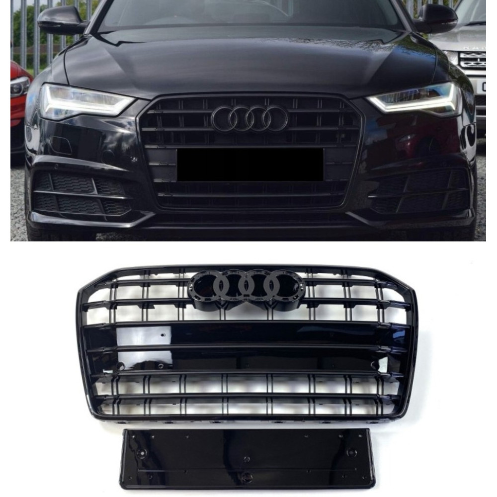 Решітка радіатора Audi A6 C7 (2014-2018) в стилі S-Line