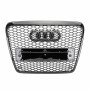 Решітка радіатора Audi A6 (C6) стиль RS (Глянець) 2008 2011 рестайл