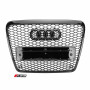 Решітка радіатора Audi A6 (C6) стиль RS (Глянець) 2008 2011 рестайл